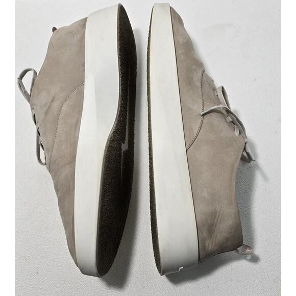 Wolf & Shepherd Cruise Lace-Up Sneaker US 10 EU 43 Light Stone Nubuck Leather - Picture 4 of 10